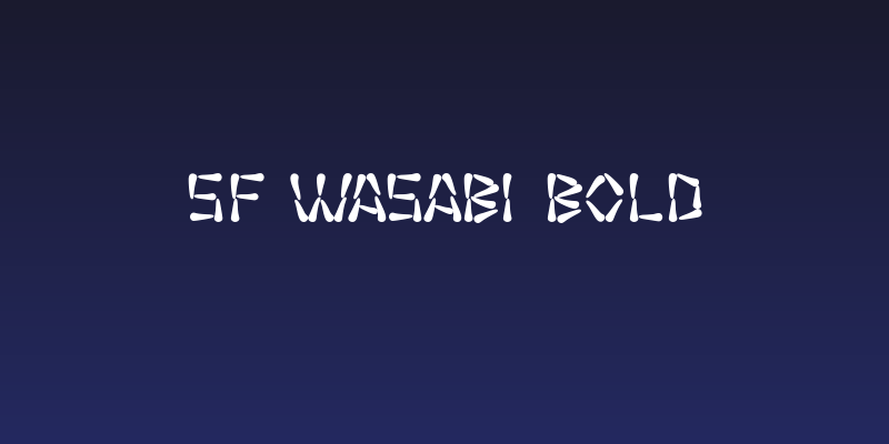 SF Wasabi Bold Social Header