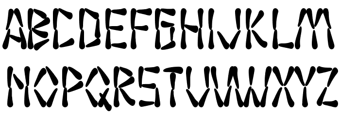 SF Wasabi Condensed Bold Font LOWERCASE