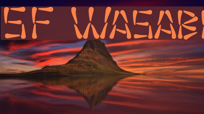 SF Wasabi Font examples