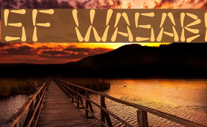 SF Wasabi Font examples