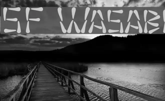 SF Wasabi Font examples