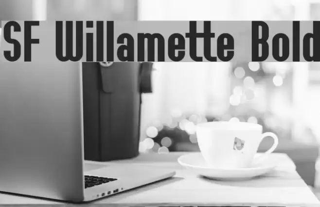 SF Willamette Bold Шрифта examples