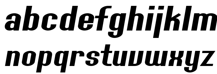 SF Willamette Extended Italic フォント 小文字