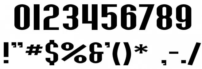 SF Willamette Extended Font OTHER CHARS