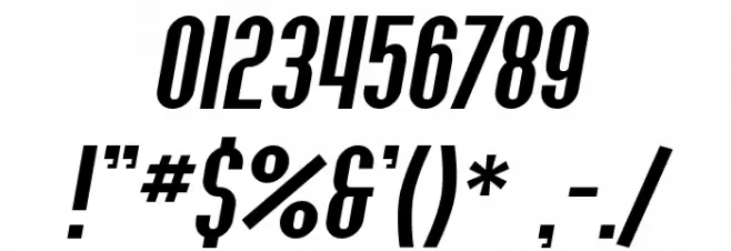 SF Willamette Italic Font OTHER CHARS