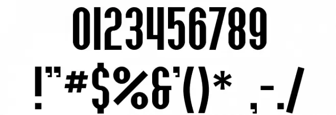 SF Willamette Font OTHER CHARS