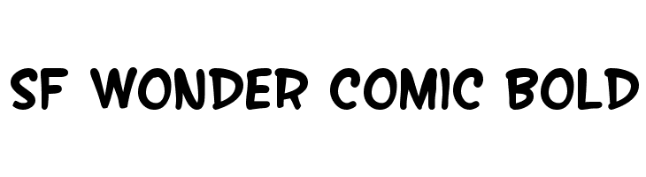 Sf Wonder Comic Bold Font Download For Free Ffonts Net