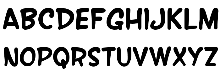 SF Wonder Comic Bold Font LOWERCASE