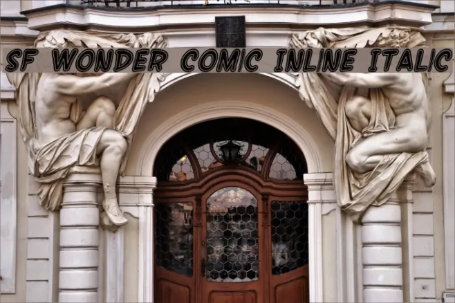 SF Wonder Comic Inline Italic Example 2