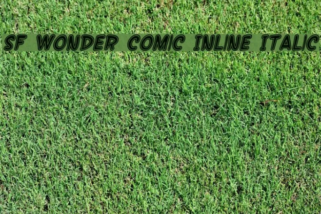 SF Wonder Comic Inline Italic Example 3