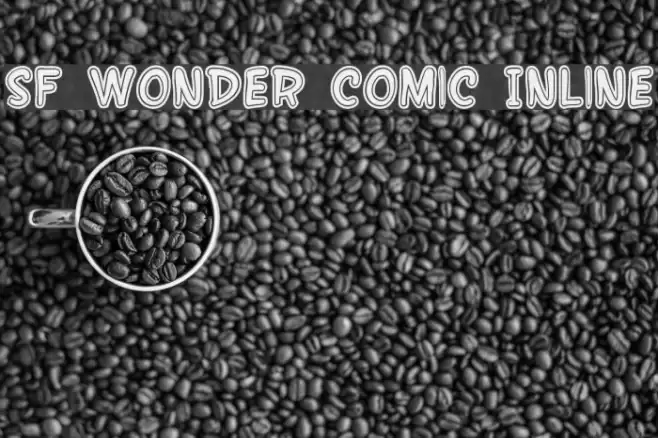 SF Wonder Comic Inline Font examples