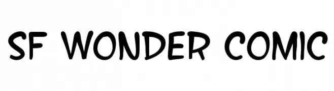 SF Wonder Comic  Frei Schriftart Herunterladen
