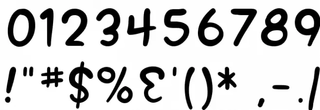 SF Wonder Comic Font OTHER CHARS