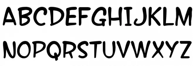 SF Wonder Comic Шрифта ВЕРХНИЙ
