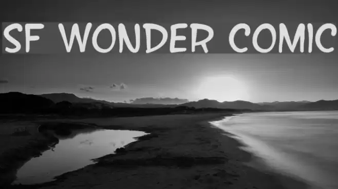 SF Wonder Comic Font examples