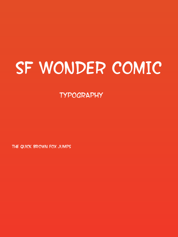 SF Wonder Comic Poster
