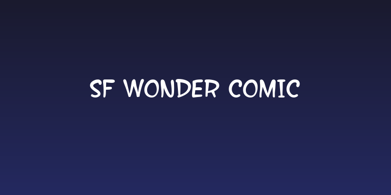 SF Wonder Comic Social Header