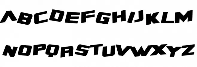 SF Zero Gravity Bold Italic Fonte MINÚSCULAS
