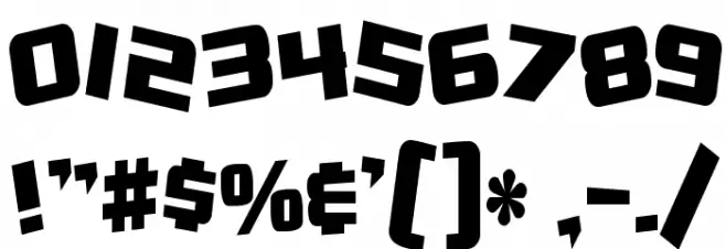 SF Zero Gravity Condensed Bold Polices AUTRES CHARS