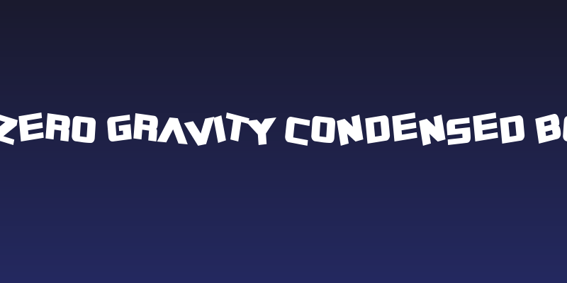 SF Zero Gravity Condensed Bold Social Header