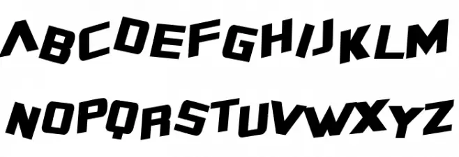 SF Zero Gravity Condensed Italic 字体 小写