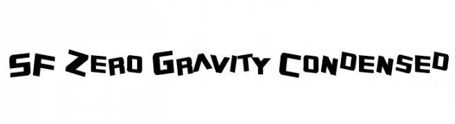 SF Zero Gravity Condensed  Descarca Fonturi Gratis