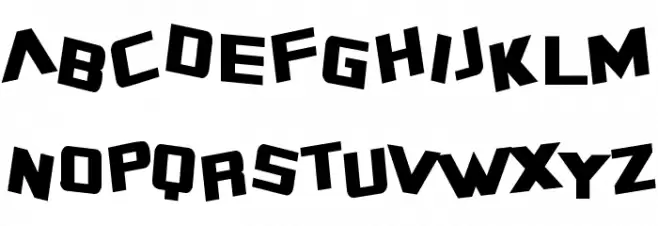 SF Zero Gravity Condensed Font Litere mici