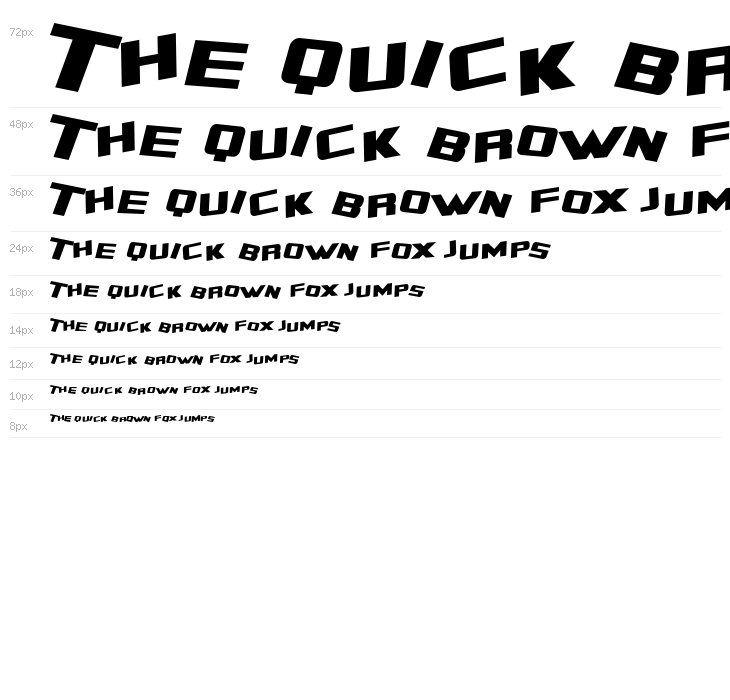 SF Zero Gravity Italic Waterfall