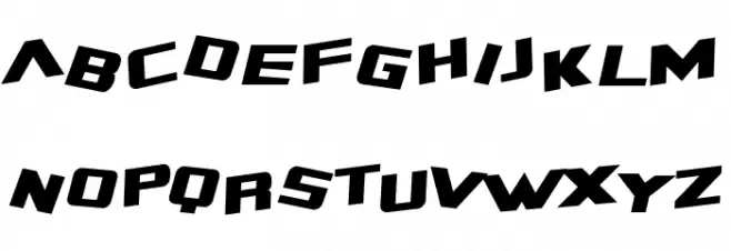 SF Zero Gravity Italic Шрифта строчной