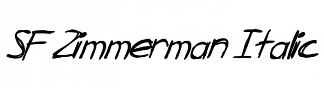 SF Zimmerman Italic  Descarca Fonturi Gratis