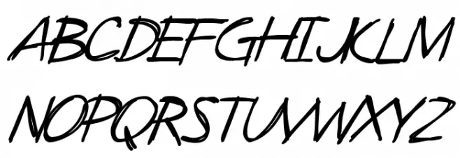 SF Zimmerman Italic Шрифта ВЕРХНИЙ