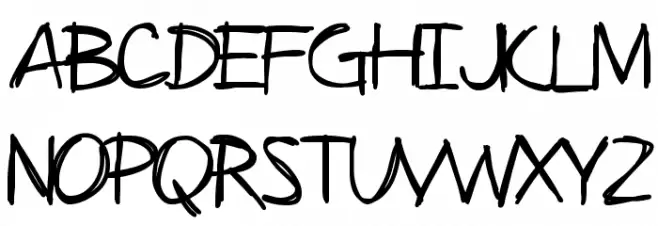 SF Zimmerman Шрифта ВЕРХНИЙ