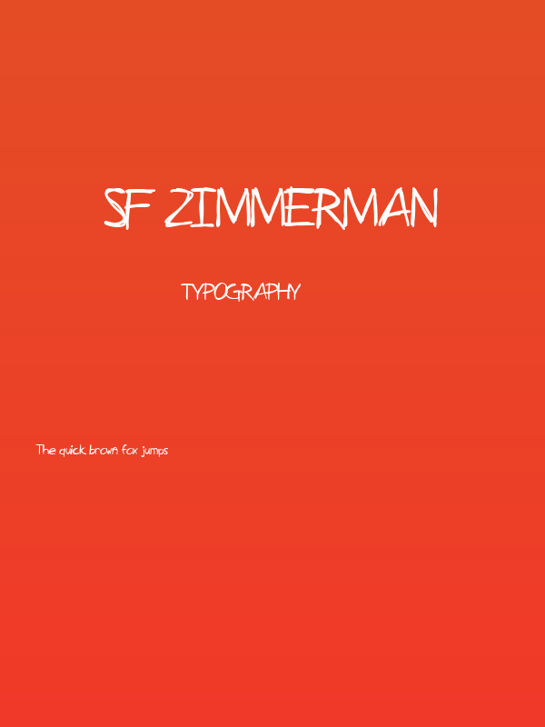 SF Zimmerman Poster