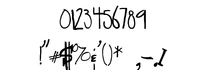 SF-notebook Font OTHER CHARS