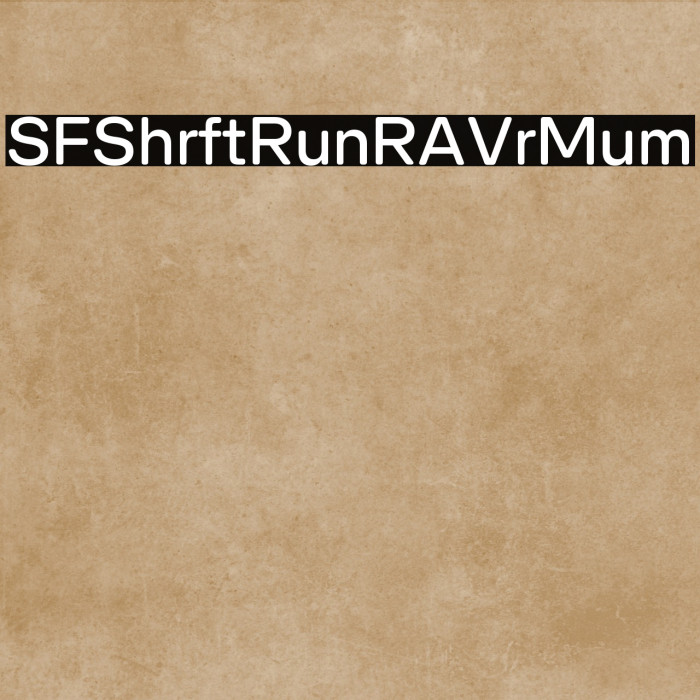 SFT Schrifted Round TRIAL Var Medium Example 1