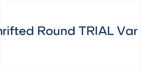 SFT Schrifted Round TRIAL Var Medium Logo