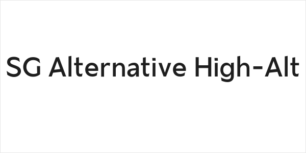 SG Alternative High-Alt Logo