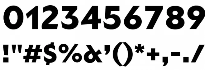 SG Alternative Mid Font OTHER CHARS