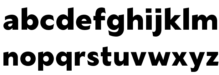 SG Alternative Mid Font LOWERCASE