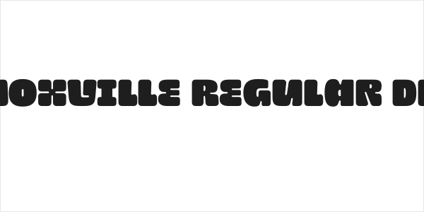 SG Noxville Regular DEMO Logo