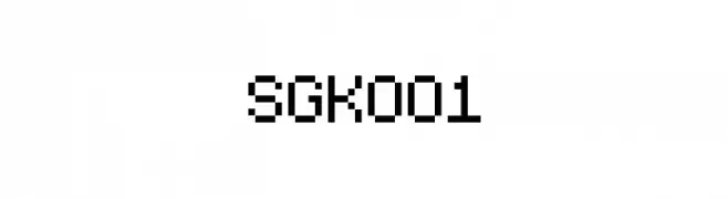 SGK001  フリーフォントのダウンロード