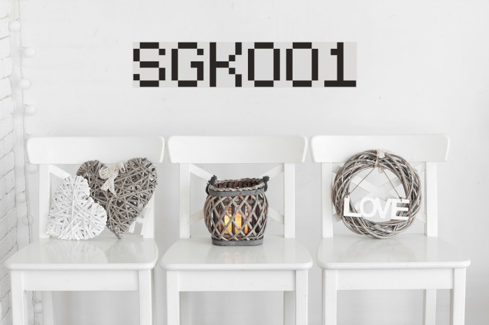 SGK001 Font examples
