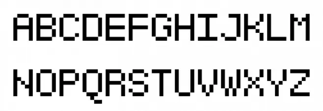 SGK001 Caratteri MINUSCOLO