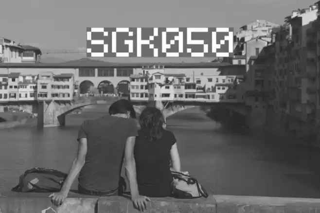 SGK050 Font examples