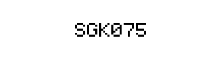 SGK075  Fuentes Gratis Descargar