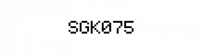 SGK075  フリーフォントのダウンロード