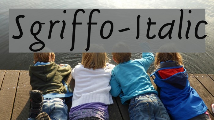 Sgriffo-Italic Example 2