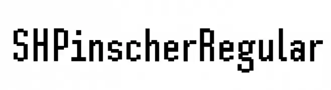SH Pinscher Regular  Frei Schriftart Herunterladen