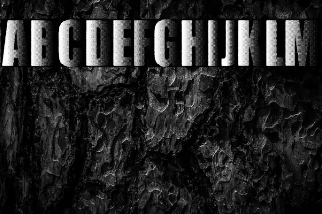 SHADOWEND PERSONAL USE Font examples