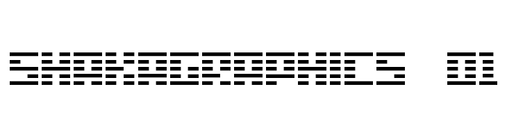 SHAKAGRAPHICS 01 Schriftart